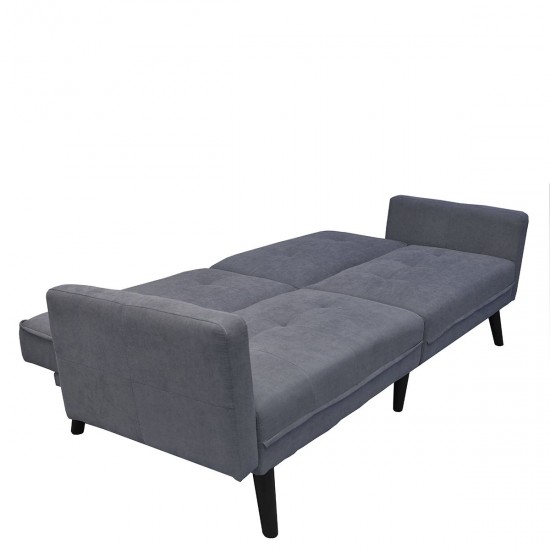 Καναπές/Κρεβάτι Γωνιακός ANTONELLA Σκούρο Γκρι 200x156x83cm