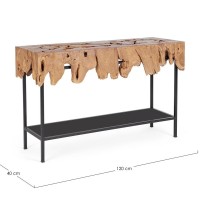 Bizzotto Grenada Κονσόλα από φυσικές ρίζες teak 120x40x77cm