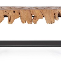 Bizzotto Grenada Κονσόλα από φυσικές ρίζες teak 120x40x77cm