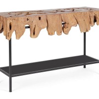Bizzotto Grenada Κονσόλα από φυσικές ρίζες teak 120x40x77cm