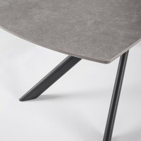 Τραπέζι JOAKIM BLACK EXT 160-240x90 | Bizzotto