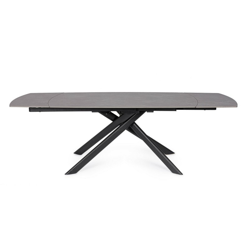 Τραπέζι JOAKIM BLACK EXT 160-240x90 | Bizzotto
