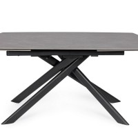 Τραπέζι JOAKIM BLACK EXT 160-240x90 | Bizzotto