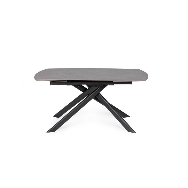 Τραπέζι JOAKIM BLACK EXT 160-240x90 | Bizzotto