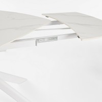 JOAKIM WHITE EXT Τραπέζι 160-240x90 | Bizzotto