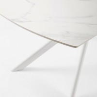 JOAKIM WHITE EXT Τραπέζι 160-240x90 | Bizzotto