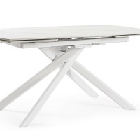 JOAKIM WHITE EXT Τραπέζι 160-240x90 | Bizzotto