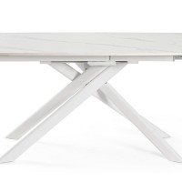 JOAKIM WHITE EXT Τραπέζι 160-240x90 | Bizzotto