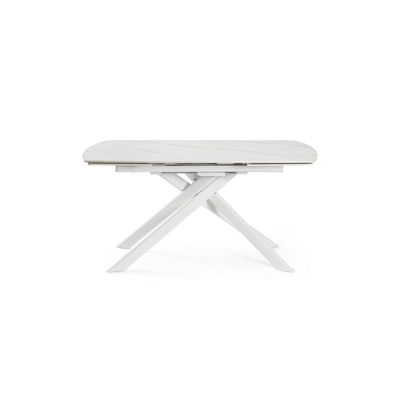 JOAKIM WHITE EXT Τραπέζι 160-240x90 | Bizzotto