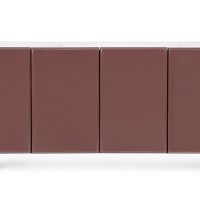 OTILIA BRICK SIDEBOARD 4DO | Bizzotto Sideboard με Συνθετική Πέτρα 163x45x80cm
