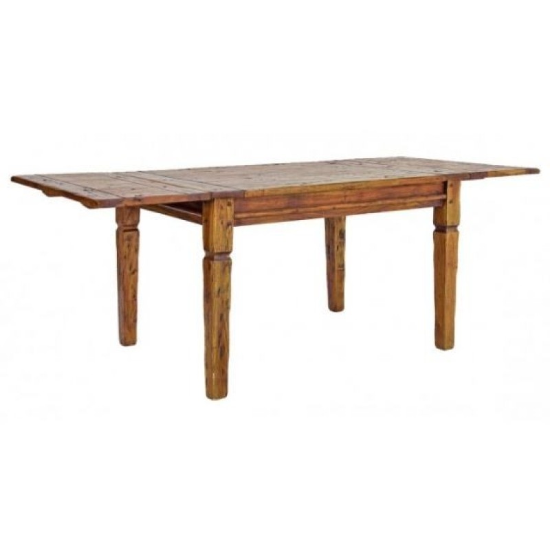 Bizzotto Chateaux Επεκτεινόμενο Ξύλινο Τραπέζι 120x90x76εκ., Καφέ