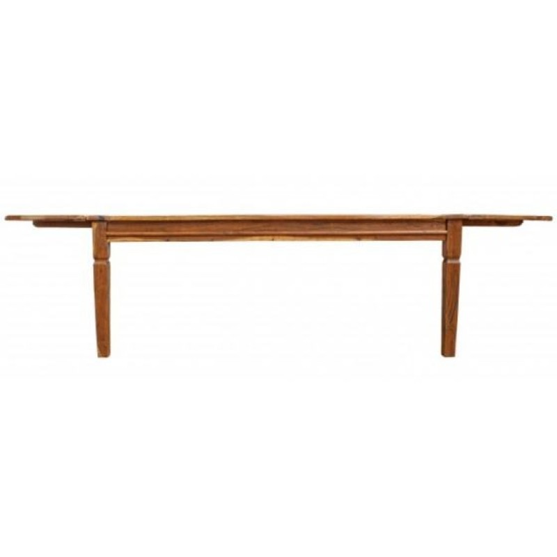 Bizzotto Chateaux Επεκτεινόμενο Ξύλινο Τραπέζι 200x100x76εκ., Καφέ