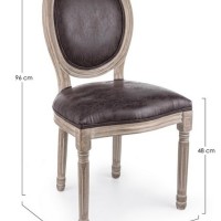 Bizzotto Καρέκλα MATHILDE DARK 0743258 48x46x96