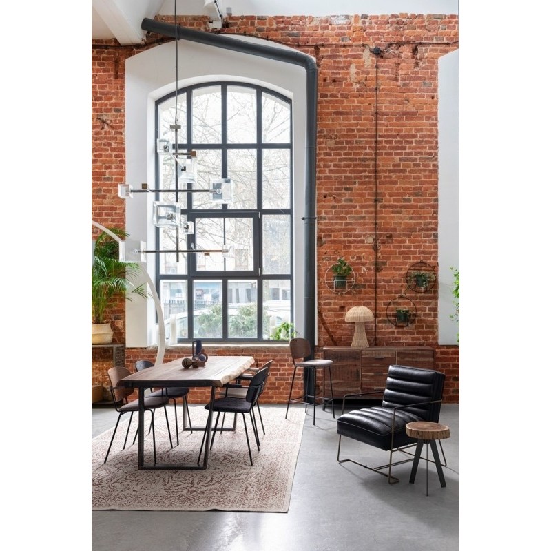 Bizzotto Brianna Black Armchair 0746125 62x74x80