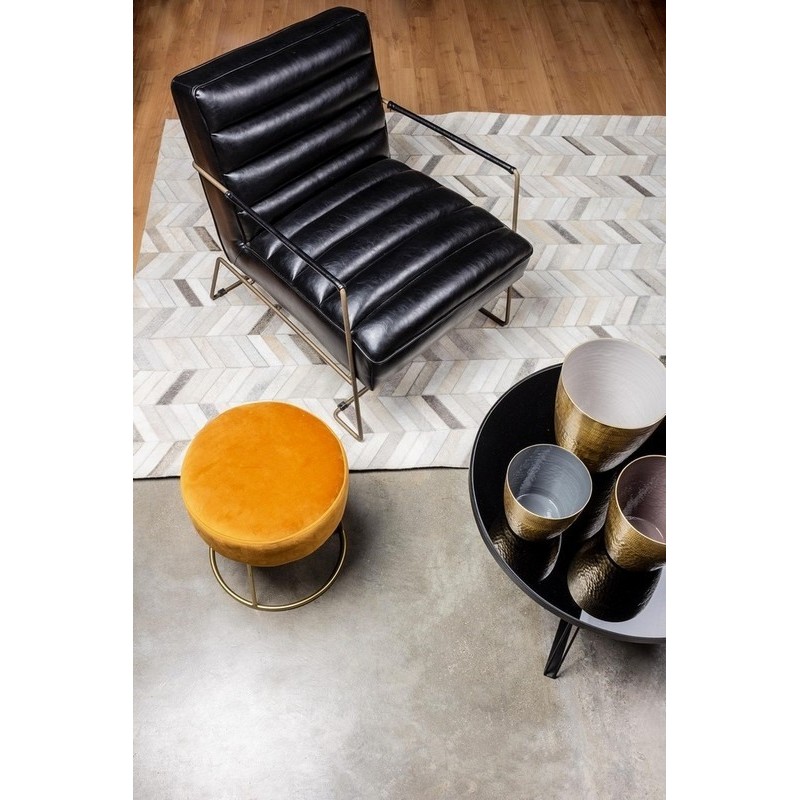 Bizzotto Brianna Black Armchair 0746125 62x74x80