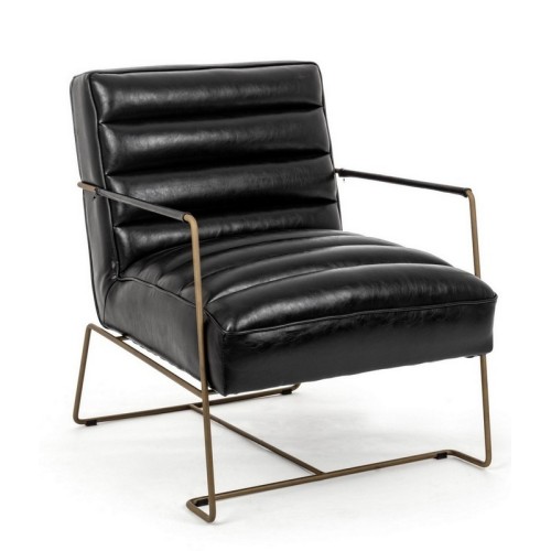 Bizzotto Brianna Black Armchair 0746125 62x74x80