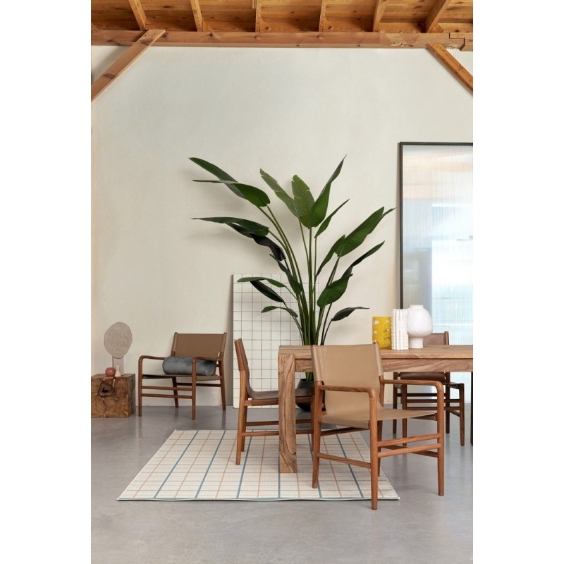 Bizzotto Salford Επεκτεινόμενο Ξύλινο Τραπέζι 160x100x77εκ., Καρυδί