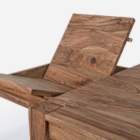 Bizzotto Salford Επεκτεινόμενο Ξύλινο Τραπέζι 160x100x77εκ., Καρυδί