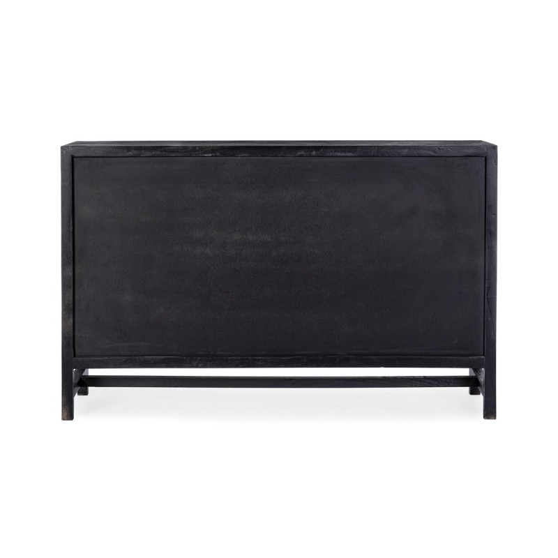 Bizzotto Weston Μπουφές από ξύλο μάνγκο σε μαύρο 125x35x80cm