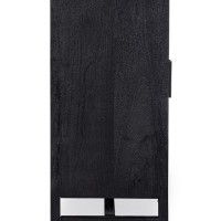 Bizzotto Weston Μπουφές από ξύλο μάνγκο σε μαύρο 125x35x80cm