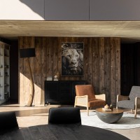 Bizzotto Weston Μπουφές από ξύλο μάνγκο σε μαύρο χρώμα 150x40x90cm