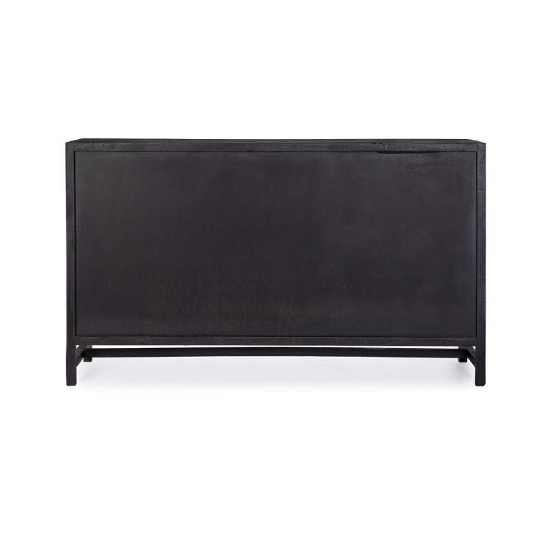 Bizzotto Weston Μπουφές από ξύλο μάνγκο σε μαύρο χρώμα 150x40x90cm