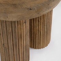 Bizzotto Dacca Τραπέζι βοηθητικό καφέ 45x45x50cm