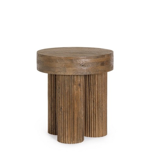 Bizzotto Dacca Τραπέζι βοηθητικό καφέ 45x45x50cm