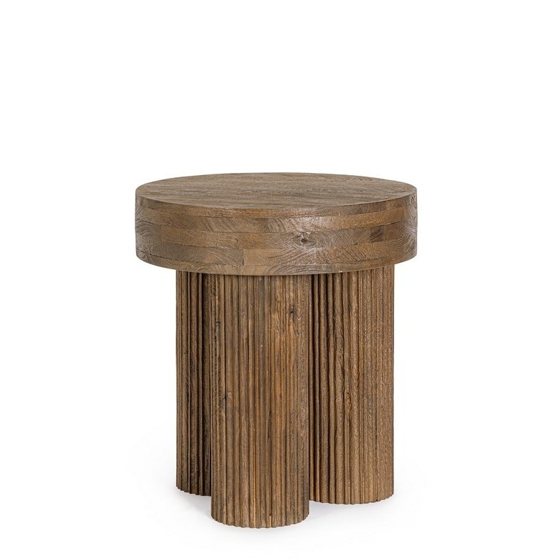 Bizzotto Dacca Τραπέζι βοηθητικό καφέ 45x45x50cm