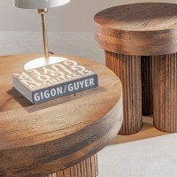 Bizzotto Dacca Τραπέζι σαλονιού καφέ 75x75x41cm