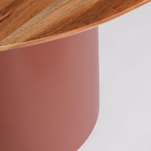 Bizzotto Ojas Τραπέζι τραπεζαρίας από ξύλο ακακίας σε terracotta 115x115x75cm