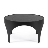 Bizzotto Archie Τραπέζι σαλονιού μαύρο 70x70x38cm