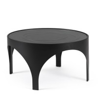 Bizzotto Archie Τραπέζι σαλονιού μαύρο 70x70x38cm