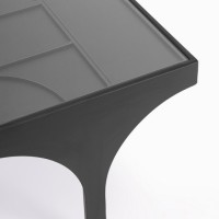 Bizzotto Archie Τραπέζι σαλονιού μαύρο 80x60x38cm