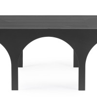 Bizzotto Archie Τραπέζι σαλονιού μαύρο 80x60x38cm