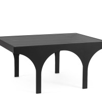 Bizzotto Archie Τραπέζι σαλονιού μαύρο 80x60x38cm