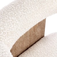 Bizzotto Agape Καρέκλα κρεμ 70x60x71cm