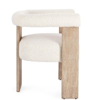 Bizzotto Agape Καρέκλα κρεμ 70x60x71cm