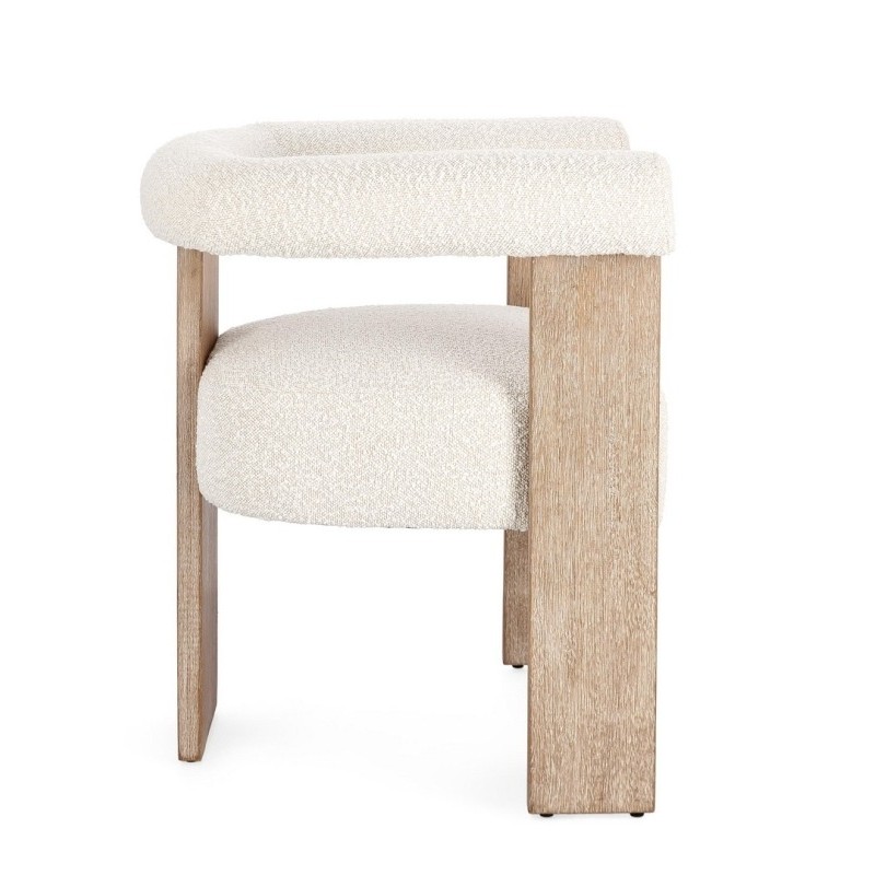 Bizzotto Agape Καρέκλα κρεμ 70x60x71cm