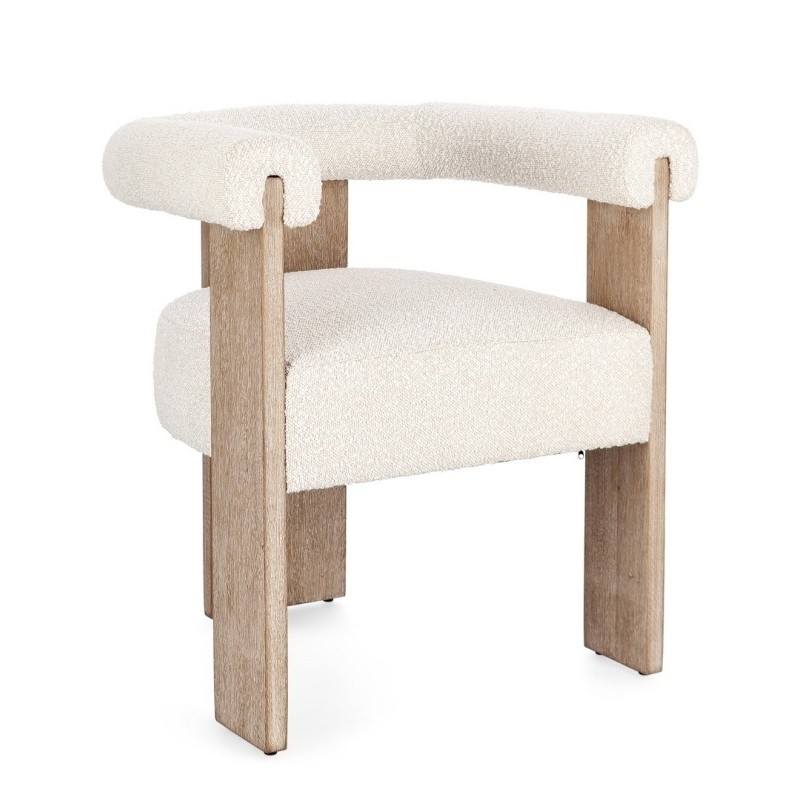 Bizzotto Agape Καρέκλα κρεμ 70x60x71cm