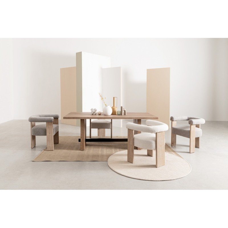 Bizzotto Agape Καρέκλα γκρι 70x60x71cm