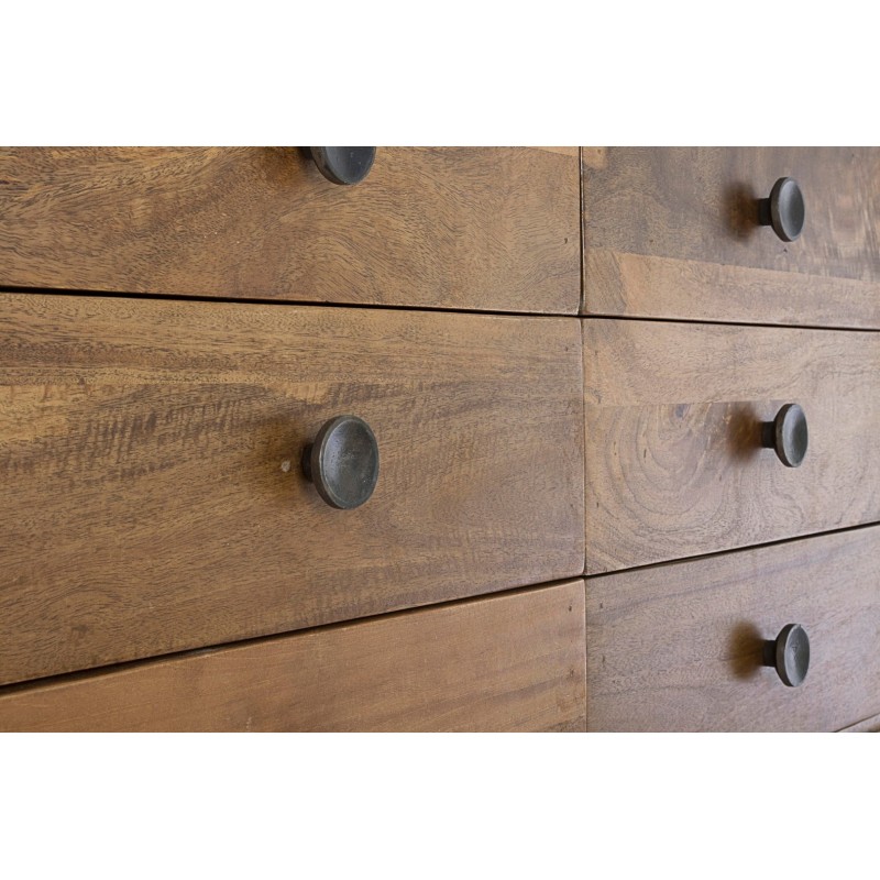 Bizzotto Ξύλινη Συρταριέρα Sylvester 0746686 Καρυδί 114x40x80cm