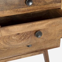Bizzotto Ξύλινη Συρταριέρα Sylvester 0746686 Καρυδί 114x40x80cm