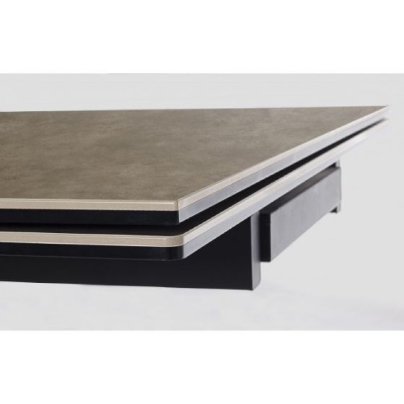 Bizzotto Arzachel Επεκτεινόμενο Κεραμικό Τραπέζι 160x90x76εκ., Καφέ