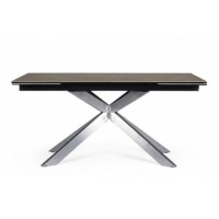 Bizzotto Arzachel Επεκτεινόμενο Κεραμικό Τραπέζι 160x90x76εκ., Καφέ