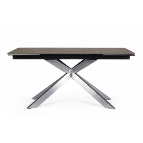 Bizzotto Arzachel Επεκτεινόμενο Κεραμικό Τραπέζι 160x90x76εκ., Καφέ