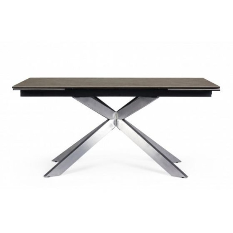 Bizzotto Arzachel Επεκτεινόμενο Κεραμικό Τραπέζι 160x90x76εκ., Καφέ