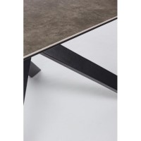 Bizzotto Messier Κεραμικό Τραπέζι Φαγητού 180x90x76εκ., Καφέ-Μαύρο