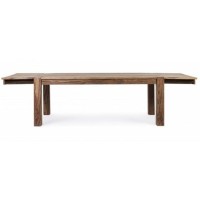 Bizzotto Salford Επεκτεινόμενο Ξύλινο Τραπέζι 200x100x77εκ., Καρυδί