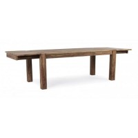 Bizzotto Salford Επεκτεινόμενο Ξύλινο Τραπέζι 200x100x77εκ., Καρυδί
